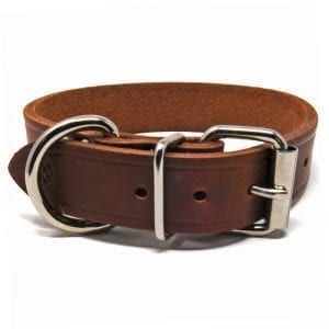 1 1/4 Inch Leather Collar