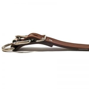 1 Inch Leather D-End Collar