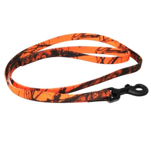 Mossy Oak Blaze Camo Nylon Lead 4ft