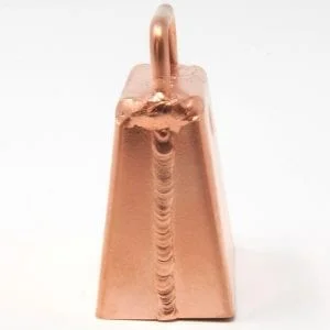 Sunkhaze Flewelling Handcrafted Dog Bell, Small Copper Plated