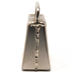 Sunkhaze Flewelling Handcrafted Dog Bell, Small Nickel Plated