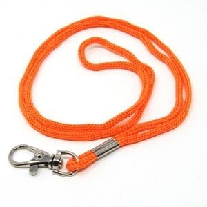 Swivel Hook Neck Lanyard Orange