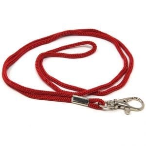 Swivel Hook Neck Lanyard Red