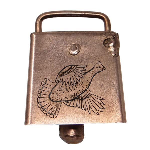 Hand Engraved Handcrafted Dog Bell Front Range Gun Dog