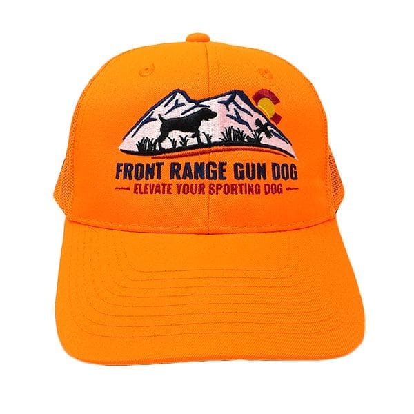 Front Range Gun Dog Blaze Orange Mesh Cap