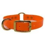 1 Inch Day Glow Collar Brass – orange dayglo 600