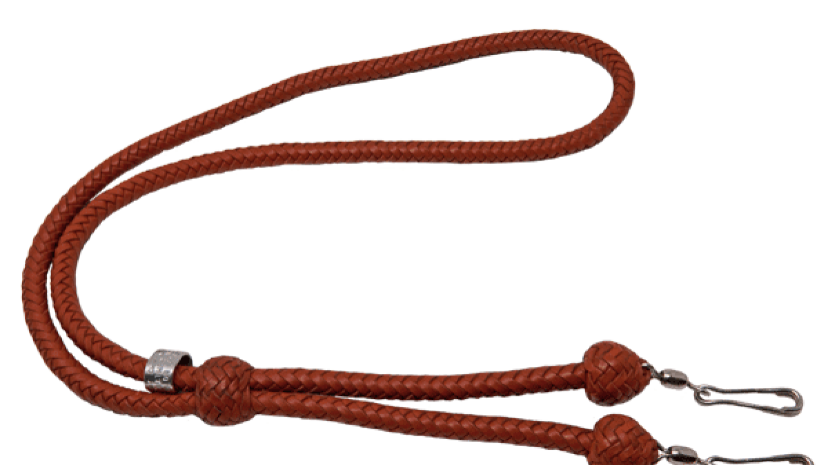 Kangaroo Leather Double Lanyard