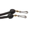 Kangaroo Leather Double Lanyard | Chocolate Brass