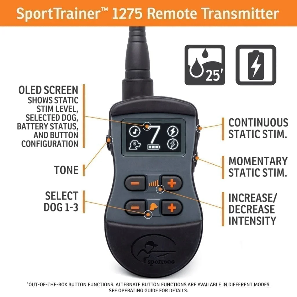 SportDOG SportTrainer 1275 System Black