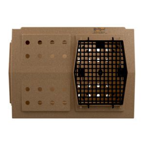 Ruff Land Kennels XL Double Door Dog Kennel - Front and Right