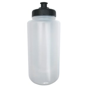 The 32 Ounce Water Bottle by A&R Sports is made of a clear BPA free plastic and has a push-pull wide mouth top.