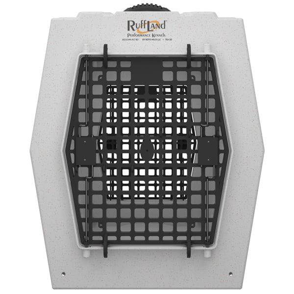 Ruff Land Kennels Large Double Door Whitestone 2.0