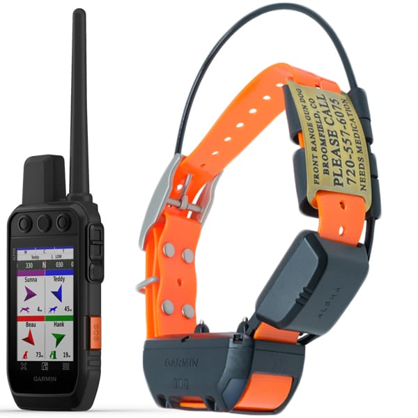 カンバディアキルト　オレンジ Garmin Alpha 300i TT 25 Mini Bundle - Front Range Gun Dog